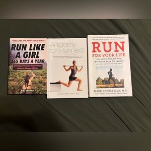 Set of Three Running Books